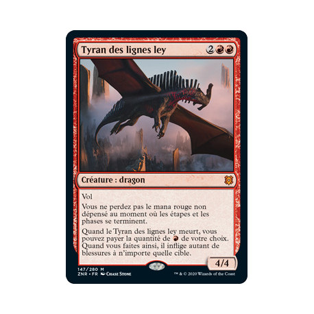 (Foil) Rouge - Tyran des lignes ley (M) [ZNR]