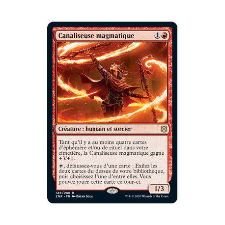 (Foil) Rouge - Canaliseuse magmatique (R) [ZNR]