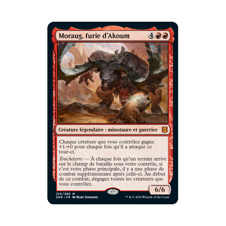 (Foil) Rouge - Moraug, furie d'Akoum (V1) (M) [ZNR]