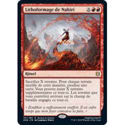 (Foil) Rouge - Lithoformage de Nahiri (R) [ZNR]