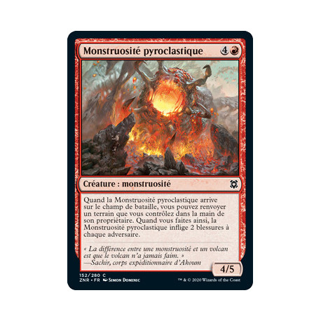 (Foil) Rouge - Monstruosité pyroclastique (C) [ZNR]