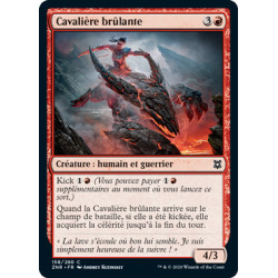 (Foil) Rouge - Cavalière brûlante (C) [ZNR]