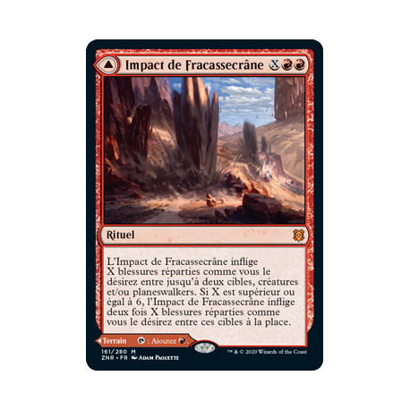 (Foil) Rouge - Impact de Fracassecrâne // Fracassecrâne, le col des Marteaux (M) [ZNR]