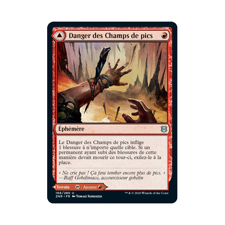 (Foil) Rouge - Danger des Champs de pics // Grotte des Champs de pics  (U) [ZNR]