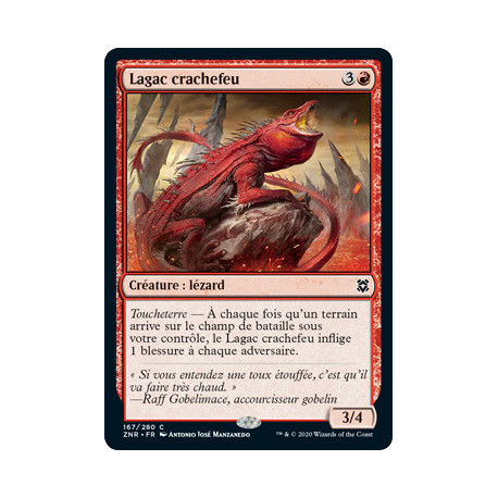 (Foil) Rouge - Lagac crachefeu (V1) (C) [ZNR]