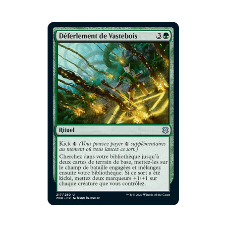 (Foil) Verte - Déferlement de Vastebois (U) [ZNR]