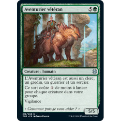 (Foil) Verte - Aventurier vétéran (U) [ZNR]