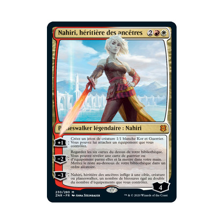 (Foil) Multicolore - Nahiri, héritière des ancêtres (V1) (M) [ZNR]