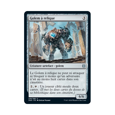(Foil) Incolore - Golem à relique (U) [ZNR]