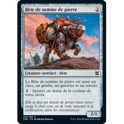 (Foil) Incolore - Bête de somme de pierre (C) [ZNR]