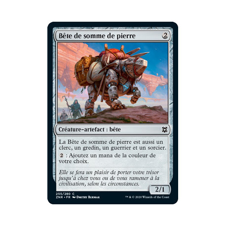 (Foil) Incolore - Bête de somme de pierre (C) [ZNR]