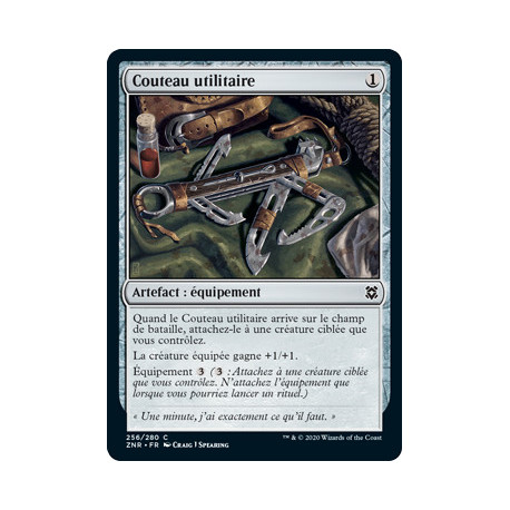 (Foil) Incolore - Couteau utilitaire (C) [ZNR]