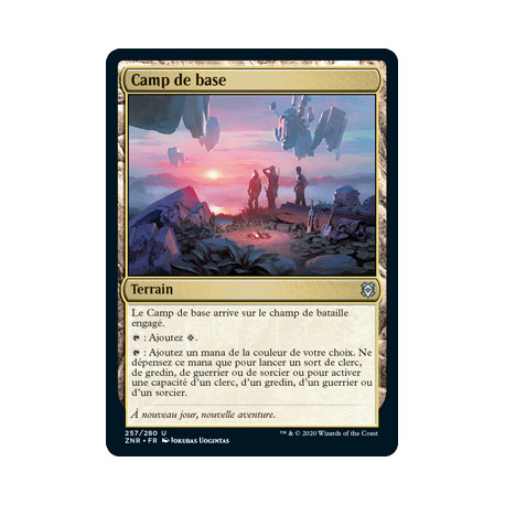 (Foil) Terrain - Camp de base (U) [ZNR]