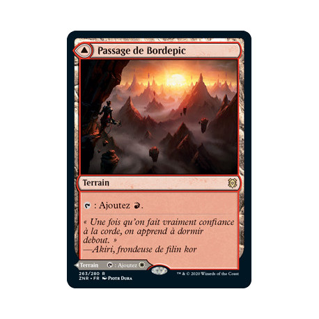(Foil) Terrain - Passage de Bordepic // Passage de Bordepile (V1) (R) [ZNR]