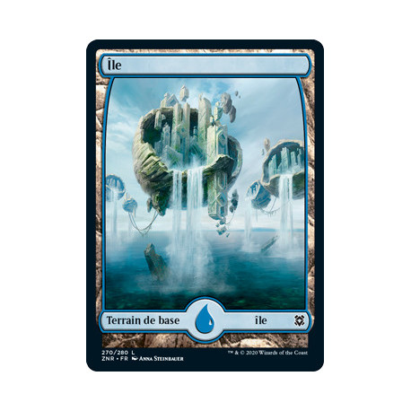 (Foil) Terrain - Île (V2) (L) [ZNR]