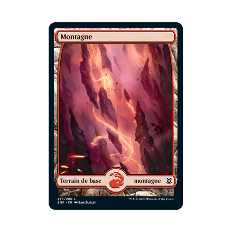 (Foil) Terrain - Montagne (V1) (L) [ZNR]