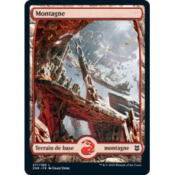 (Foil) Terrain - Montagne (V3) (L) [ZNR]