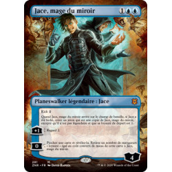 (Foil) Bleue - Jace, mage du miroir (V2, Borderless) (M) [ZNR]