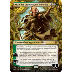 (Foil) Multicolore - Nissa des branches enténébrées (V2, Borderless) (M) [ZNR]