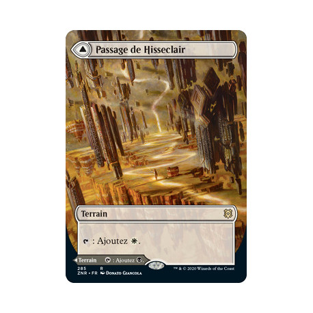 (Foil) Terrain - Passage de Hisseclair // Passage de Hissemorne (V2, Borderless) (R) [ZNR]