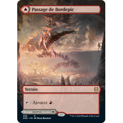 (Foil) Terrain - Passage de Bordepic // Passage de Bordepile (V2, Borderless) (R) [ZNR]