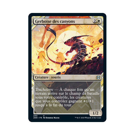 (Foil) Blanche - Gerboise des canyons (V2, Showcase Frame) (U) [ZNR]