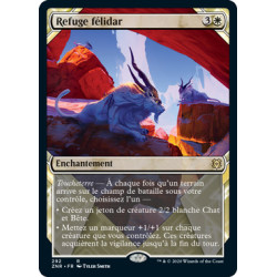 (Foil) Blanche - Refuge félidar (V2, Showcase Frame) (R) [ZNR]