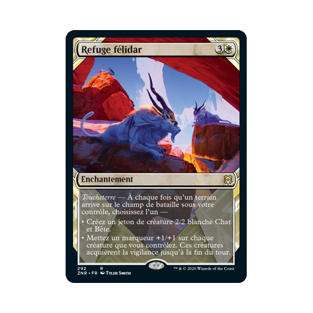 (Foil) Blanche - Refuge félidar (V2, Showcase Frame) (R) [ZNR]