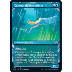 (Foil) Bleue - Calamar du fort céleste (V2 Showcase Frame) (C) [ZNR]
