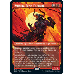 (Foil) Rouge - Moraug, furie d'Akoum (V2, Showcase Frame) (M) [ZNR]