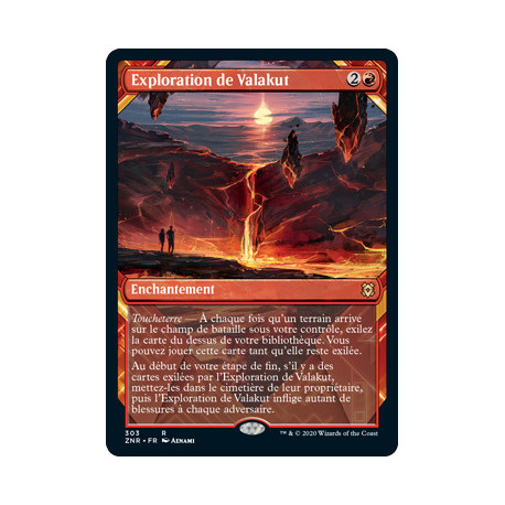 (Foil) Rouge - Exploration de Valakut (V2, Showcase Frame) (R) [ZNR]
