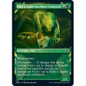 (Foil) Verte - Félin à ergots faucheurs territorial (V2, Showcase Frame) (C) [ZNR]