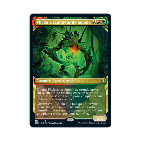 (Foil) Multicolore - Phylath, sculpteur de monde (V2, Showcase Frame) (R) [ZNR]