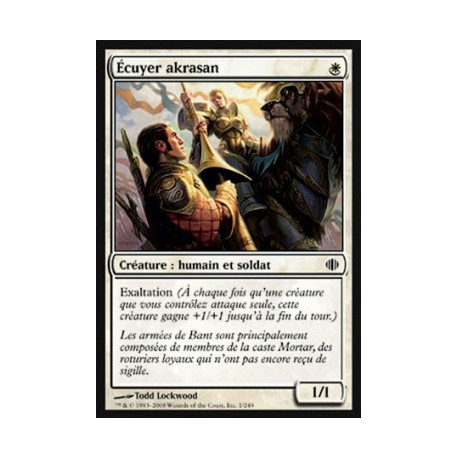 (Foil) Blanche - Écuyer akrasan (C) [ALA]