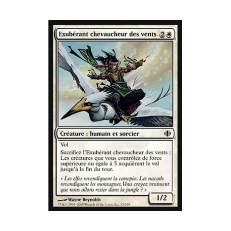 (Foil) Blanche - Exubérant chevaucheur des vents (C) [ALA]