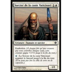 (Foil) Blanche - Sorcier de la caste Vaticinari (C) [ALA]