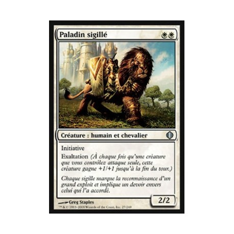 (Foil) Blanche - Paladin sigillé (U) [ALA]