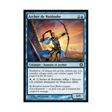 (Foil) Bleue - Archer de Raidaube (U) [ALA]