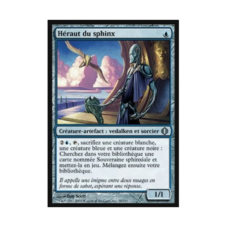 (Foil) Bleue - Héraut du sphinx (U) [ALA]