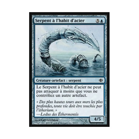 (Foil) Bleue - Serpent à l'habit d'acier (C) [ALA]