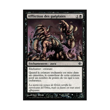 (Foil) Noire - Affliction des guêplaies (C) [ALA]