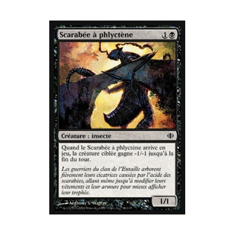 (Foil) Noire - Scarabée à phlyctène (C) [ALA]