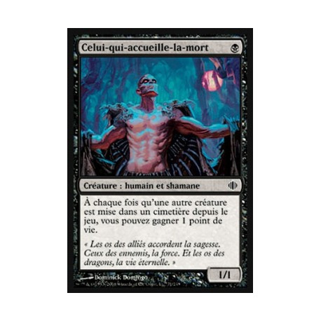(Foil) Noire - Celui-qui-accueille-la-mort (C) [ALA]