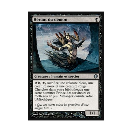 (Foil) Noire - Héraut du démon (U) [ALA]