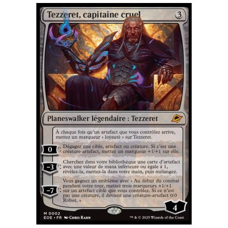 (Foil) Incolore - Tezzeret, capitaine cruel (V1) (M) [EOE]