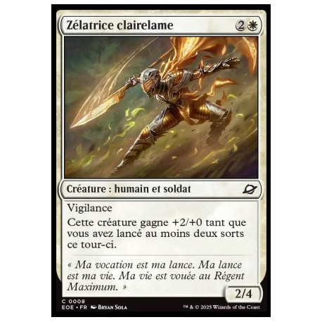 (Foil) Blanche - Zélatrice clairelame (C) [EOE]