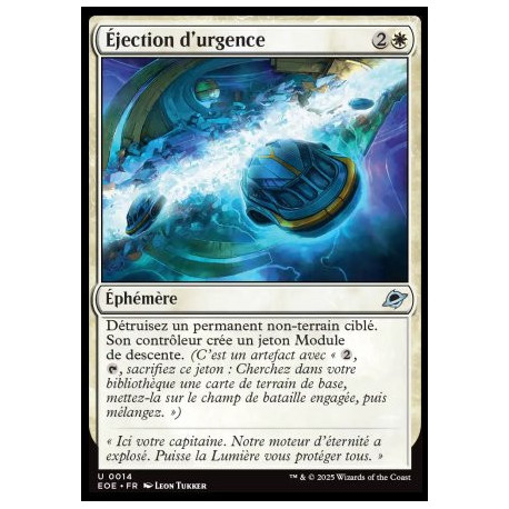 (Foil) Blanche - Éjection d'urgence (U) [EOE]