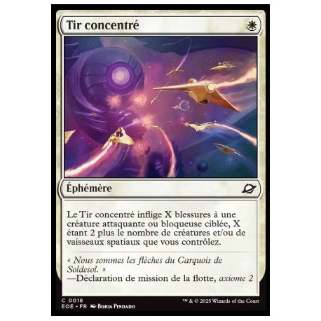 (Foil) Blanche - Tir concentré (C) [EOE]