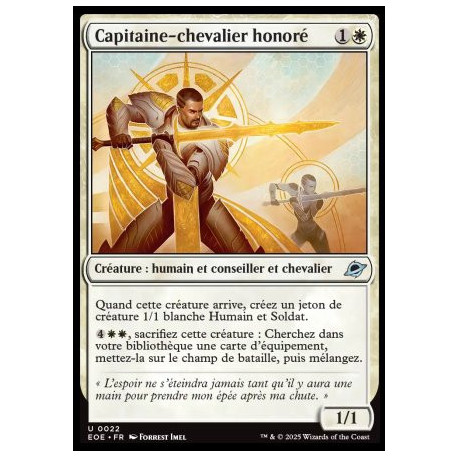 (Foil) Blanche - Capitaine-chevalier honoré (U) [EOE]