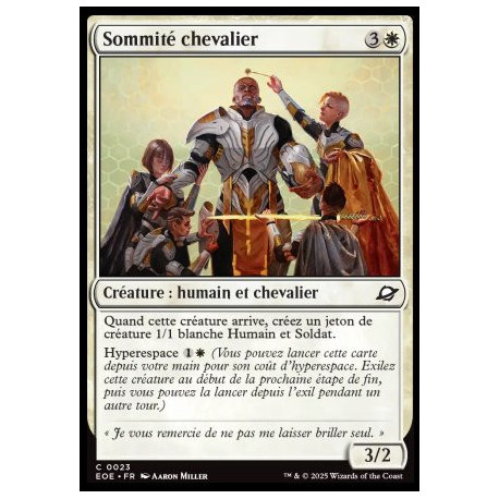 (Foil) Blanche - Sommité chevalier (C) [EOE]